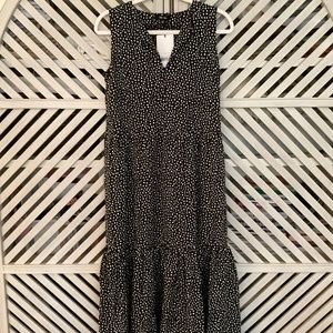 Saint and Sofia Greenwich black spot dress in Size 4